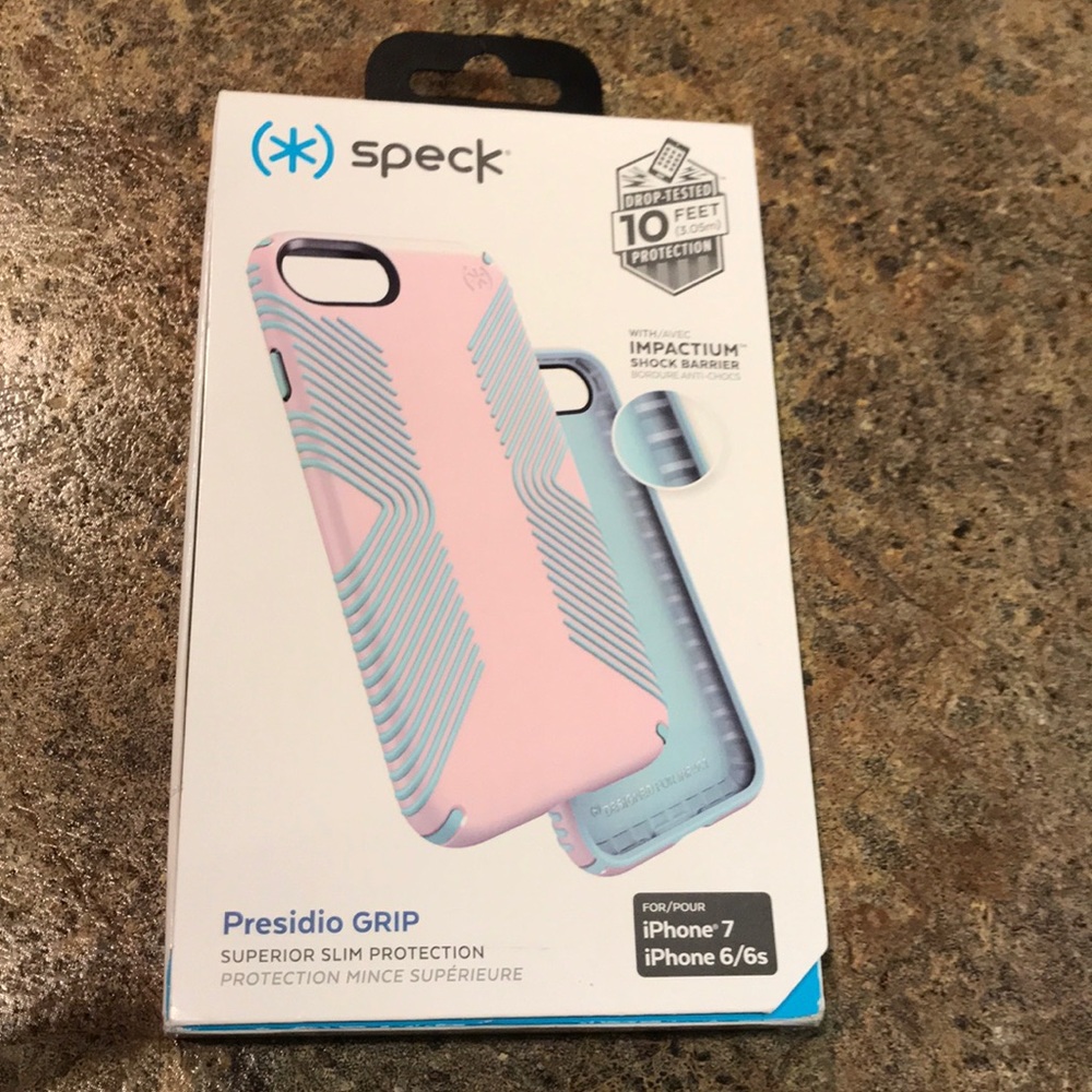 iPhone 6/6s/7 Speck Case. Brand new. Never used.